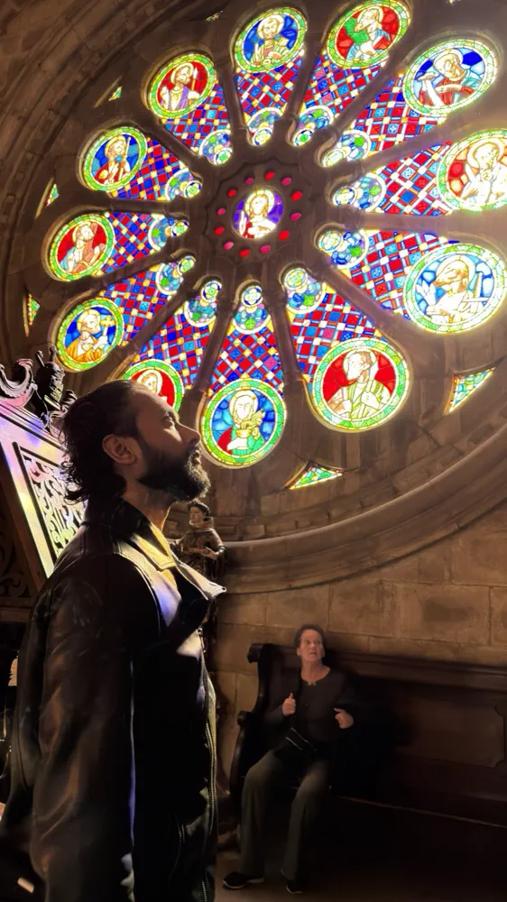 Cathedral rose window